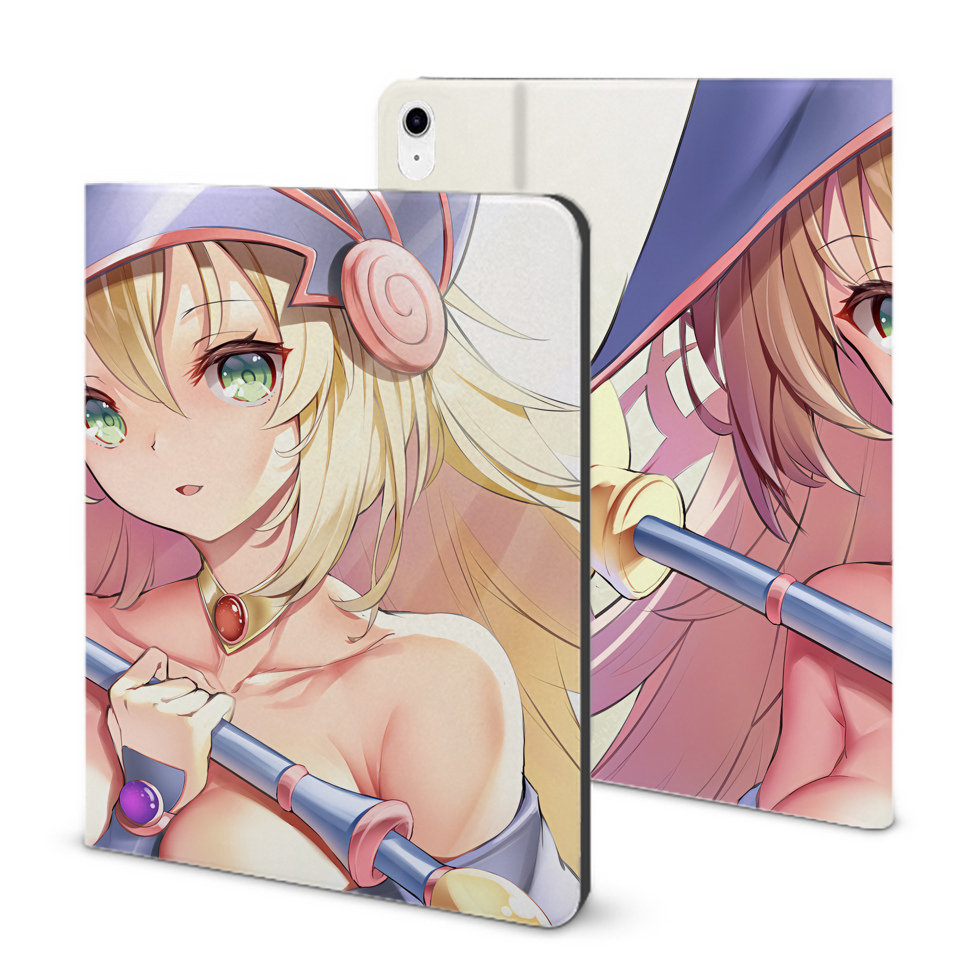 （画像用） 遊☆戯☆王 Yu-Gi-Oh! IPad ケース ブック型 PUレザー TPU 耐衝撃 軽量 薄型 ペン収納なし 全面保護 IPad 各モデル対応